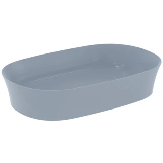 Ideal Standard Ipalyss lavabo à poser 600 x 380 mm - Bleu poudré - sans trou de robinet - sans trop-plein