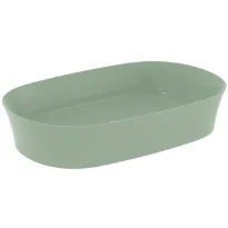 Ideal Standard Ipalyss lavabo à poser 600 x 380 mm - Sauge - sans trou de robinet - sans trop-plein