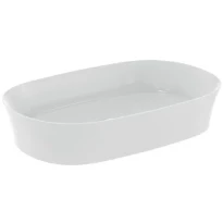 Ideal Standard Ipalyss lavabo à poser 600 x 380 mm - blanc mat - sans trou de robinet - sans trop-plein