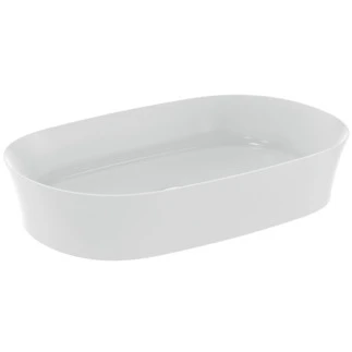 Ideal Standard Ipalyss lavabo à poser 600 x 380 mm - blanc mat - sans trou de robinet - sans trop-plein