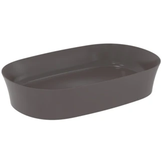 Ideal Standard Ipalyss lavabo à poser 600 x 380 mm - Gris ardoise - sans trou de robinet - sans trop-plein