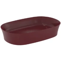 Ideal Standard Ipalyss lavabo à poser 600 x 380 mm - Grenade - sans trou de robinet - sans trop-plein