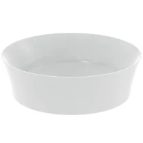 Ideal Standard Ipalyss lavabo à poser rond 400 mm - blanc mat - sans trou de robinet - sans trop-plein