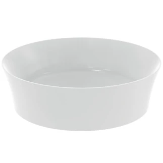 Ideal Standard Ipalyss lavabo à poser rond 400 mm - blanc mat - sans trou de robinet - sans trop-plein