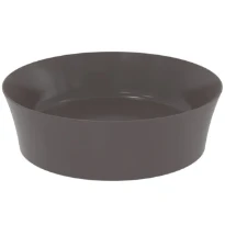 Ideal Standard Ipalyss lavabo à poser rond 400 mm - Gris ardoise - sans trou de robinet - sans trop-plein