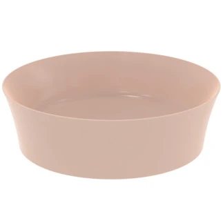 Ideal Standard Ipalyss lavabo à poser rond 400 mm - Nude - sans trou de robinet - sans trop-plein