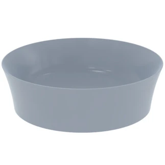 Ideal Standard Ipalyss lavabo à poser rond 400 mm - Bleu poudré - sans trou de robinet - sans trop-plein