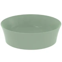 Ideal Standard Ipalyss lavabo à poser rond 400 mm - Sauge - sans trou de robinet - sans trop-plein