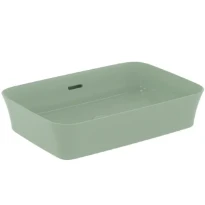 Ideal Standard Ipalyss lavabo à poser 550 x 380 mm - Sauge - sans trou de robinet - avec trop-plein
