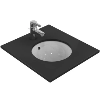 Ideal Standard Connect lavabo sous plan rond 380 mm - blanc - sans trou de robinet - avec trop-plein