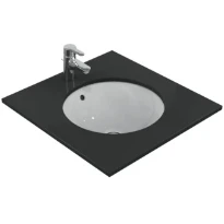 Ideal Standard Connect lavabo sous plan rond 480 mm - blanc - sans trou de robinet - avec trop-plein