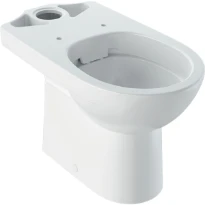 Geberit Selnova cuvette à poser Rimfree sortie PK sans bride - blanc - à fond creux - avec bride partielle (sans réservoir)