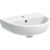 Geberit Selnova lave-mains 500 x 410 x 180 mm - blanc - avec trou de robinet - avec trop-plein