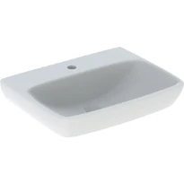 Geberit Selnova Square lavabo 600 x 460 mm - blanc - avec trou de robinet - sans trop-plein