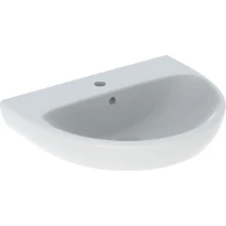 Geberit Selnova lavabo 550 x 440 mm - blanc - sans trou de robinet - avec trop-plein