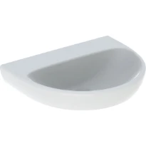 Geberit Selnova lavabo 600 x 480 mm - blanc - sans trou de robinet - sans trop-plein