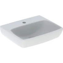 Geberit Selnova Square lave-mains 500 x 420 x 170 mm - blanc - avec trou de robinet - sans trop-plein