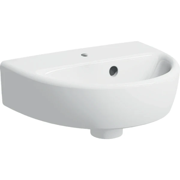 Geberit Selnova lave-mains 360 x 290 x 150 mm - blanc - avec trou de robinet - avec trop-plein