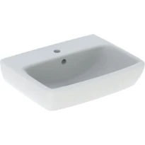 Geberit Selnova Square lave-mains 450 x 350 x 160 mm - blanc - avec trou de robinet - avec trop-plein