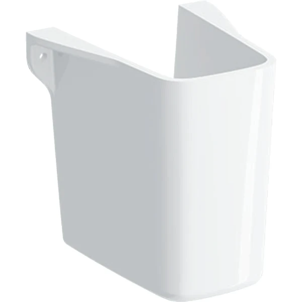 Geberit Selnova Square half pedestal for handrinse basin: Blanc
