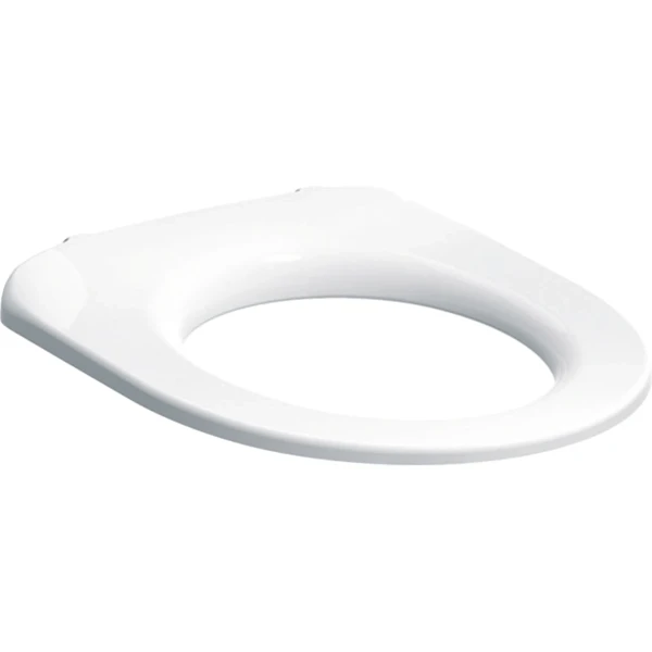 Geberit Selnova Lunette de WC Comfort adapté PMR, fixation par le dessous: Blanc / Matière synthétique