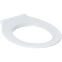 Geberit Selnova Lunette de WC Comfort adapté PMR, antibactérien, fixation par le dessus: Blanc