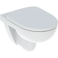 Geberit Selnova Set de WC suspendu à fond creux , avec siège de WC: Blanc