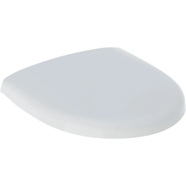 Geberit Selnova Siège de WC Compact, fixation par le dessus: Mécanisme softclose=Non, Charnières Quick Release=Non, Fixation=Par le haut, Blanc / Brillant