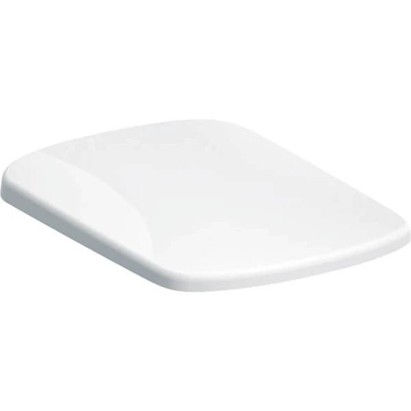 Geberit Selnova Siège de WC Compact, forme rectangulaire, fixation par le dessus, antibactérien