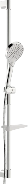 Hansa HansaViva set de douche 971 mm - douchette 3 jets - flexible de douche 1750 mm - chromé