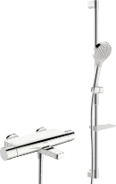 Hansa Hansaoptima mitigeur bain-douche avec garniture - chromé