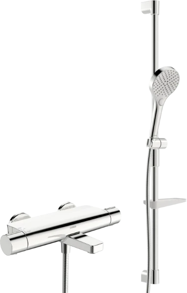 Hansa Hansaoptima mitigeur bain-douche avec garniture - chromé