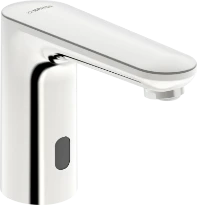 Hansa Hansaelectra robinet lavabo électronique 135 mm - 230/9 V - Bluetooth - chromé - eau froide ou mélangée