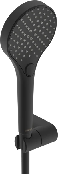Hansa HansaViva set douchette - avec support mural - flexible 1750 mm noir mat