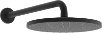 Hansa HansaViva douche de pluie 250 mm - modèle mural - noir mat