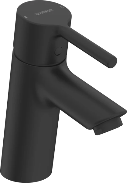 Hansa HansaVantis mitigeur lavabo - noir mat - modèle incliné