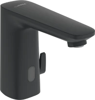 Hansa Hansaelectra Safety électroniquee mitigeur lavabo 134 mm - 230/9 V - Bluetooth - noir mat