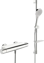 Hansa Hansaoptima mitigeur de douche avec garniture - chromé
