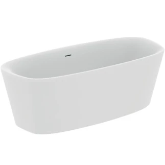 Ideal Standard Dea baignoire autoportante acrylique 1800 x 800 x 610 mm - blanc mat - avec vidange du bain - pieds pré-assemblés
