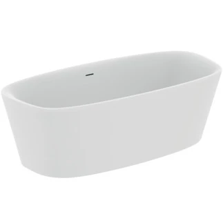 Ideal Standard Dea baignoire autoportante acrylique 1900 x 900 x 610 mm - blanc mat - avec vidange du bain - pieds pré-assemblés