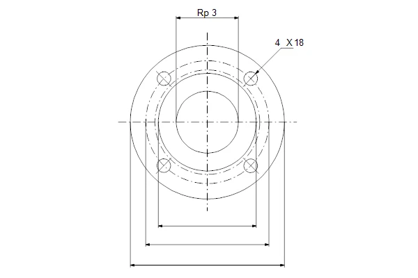 BRIDE GRUNDFOS "C.BRIDE+J+B  3""    PN16 CR30"