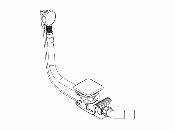 KALDEWEI Special waste+overflow fitting KA4080 alpine white matt