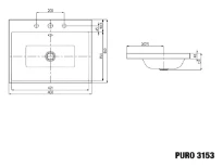 Kaldewei Puro lavabo à poser 460 x 460 x 40 mm - blanc alpine - avec trou de robinet - avec trop-plein - effet perlé