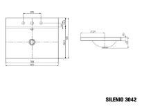 Kaldewei Silenio lavabo à poser 600 x 460 x 120 mm - blanc alpine - avec trou de robinet - sans trop-plein - effet perlé