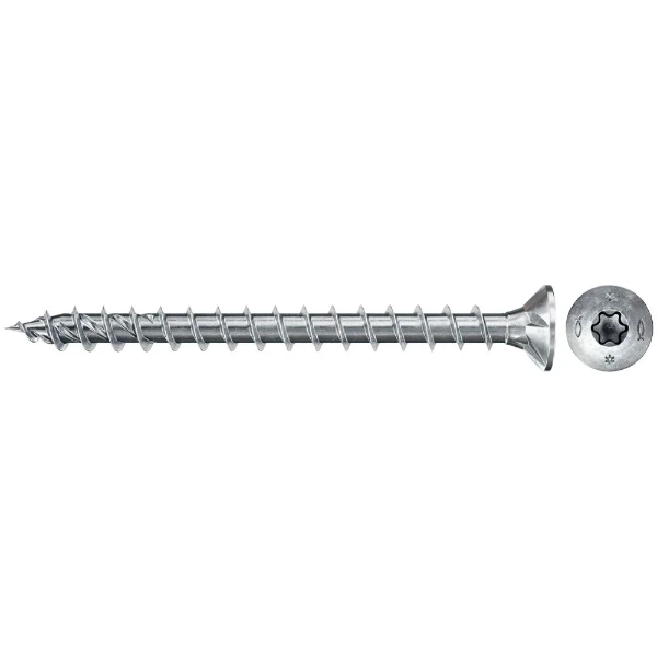 Fischer PowerFast II FPF II CTF 5,0x70 verzonken kop TX uitsparing volle draad blauw verzinkt (doos 50 stuks) - prijs per stuk