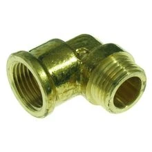 VSH chromé fileté coude 90° MF 1/2 x 1/2