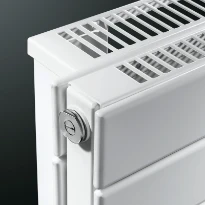 Vasco Viola-A H2L2-RO-A radiateur decorative horizontale 480 x 1600 mm - 2522W EN442 70/50/20 - connexion 27 - Ral 9016 blanc signalisation