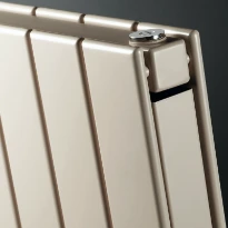 Vasco Viola-A V2-ZB-A radiateur decorative verticale 1600 x 477 mm - 1232W EN442 70/50/20 - connexion LM - Ral 9016 blanc signalisation