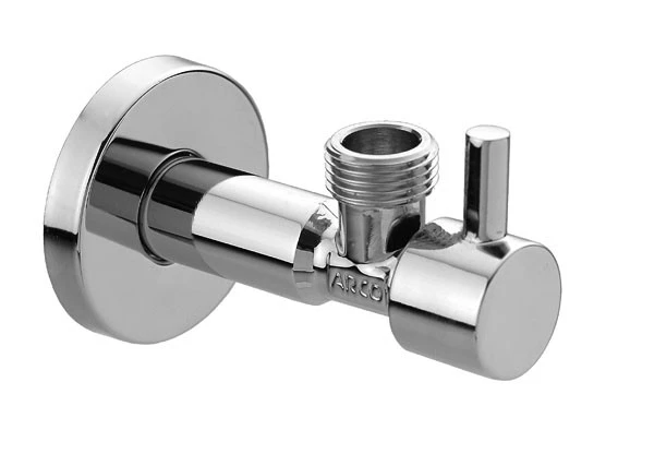 Arco A-80 Tech robinet d'arret équerre à bille MF 1/2 x 10 mm - chromé