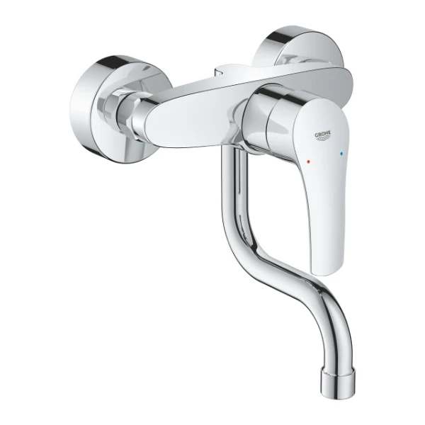 Grohe Eurosmart 2021 mitigeur cuisine apparent sailli 149 mm- chromé